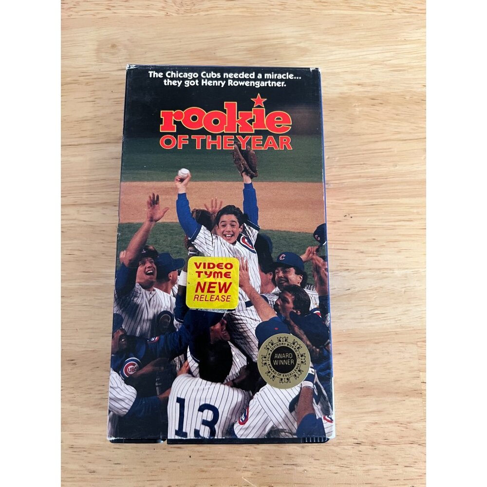 Rookie Of The Year VHS Tape Vintage 1993 Comedy Family Movie